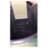 K - Loewe Yellow Leather Elephant Pocket Crossbody Bag / Leather Elephant Pocket Bag