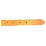 K - Saks Fifth Avenue Genuine Snakeskin Belt - Large