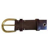 K - Frye Women's Leather Belt with Grommets - 41.5 Inch Length