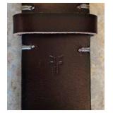 K - Frye Women's Leather Belt with Grommets - 41.5 Inch Length