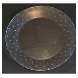 K - Kate Spade Larabee Dot Clear Crystal Cake Plate - 12-Inch Diameter
