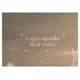 K - Kate Spade Larabee Dot Clear Crystal Cake Plate - 12-Inch Diameter