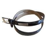 K - Dolce & Gabbana Patent Leather Belt - Made in Italy, 33.5'