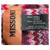 K - Missoni Zigzag Knit Hat - Wool Blend - Made in Italy