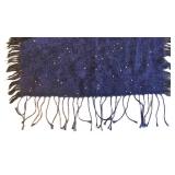 K - Ralph Lauren Mohair Scarf with Copper Sequins