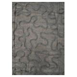 K - Oscar de la Renta 100% Rayon Square Scarf - 47-Inch Square