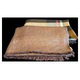 K - Assorted Plaid Scarves - Diamond Pattern Wrap & Check Plaid (Lot of 2)