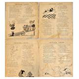 K - Mother Goose Signed Paper Prints (Lot of 4)  Nursery Rhymes