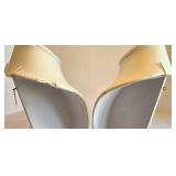 K - 4 Necklace Bust Forms - Black Velvet & Ivory Sateen