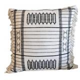 LR - 3 Pillow Covers with Pillow Forms - Ivory & Black, Black & White, Black (Lot of 3)
