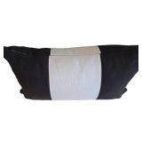 LR - 3 Pillow Covers with Pillow Forms - Ivory & Black, Black & White, Black (Lot of 3)