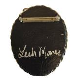 K - Leah Manis Vintage Brooch with Crawford Dial and Elgin Natl Watch Co Movement