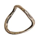 K - JA Sterling Arrow Brooch & Triangulation Ring - Sterling Silver, Size 6 (Lot of 2)