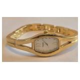 K - Caravelle by Bulova Women's Watch - Gold Tone, Stainless Steel Back, 7 Inch Circumference