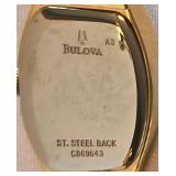 K - Caravelle by Bulova Women's Watch - Gold Tone, Stainless Steel Back, 7 Inch Circumference