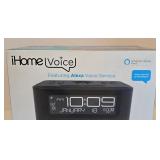 K - iHome Voice Featuring Alexa Voice Service - Bluetooth Bedside Speaker System