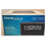 K - iHome Voice Featuring Alexa Voice Service - Bluetooth Bedside Speaker System