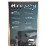 K - iHome Voice Featuring Alexa Voice Service - Bluetooth Bedside Speaker System