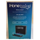 K - iHome Voice Featuring Alexa Voice Service - Bluetooth Bedside Speaker System