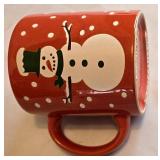 K - Waechtersbach Snowman Mugs - 2 Styles (Lot of 6)