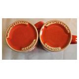 K - Waechtersbach Snowman Mugs - 2 Styles (Lot of 6)