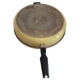 K - Vintage Town House by West Bend 12 Inch Skillet with Lid, 3 Qt Saucepan with Lid & 10x16 Roaster with Rack
