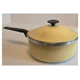 K - Vintage Town House by West Bend 12 Inch Skillet with Lid, 3 Qt Saucepan with Lid & 10x16 Roaster with Rack