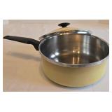 K - Vintage Town House by West Bend 12 Inch Skillet with Lid, 3 Qt Saucepan with Lid & 10x16 Roaster with Rack