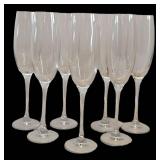 K - Krosno The Cellar Flute Glasses - 4-7 oz - 9.25 in Tall - Made in Poland