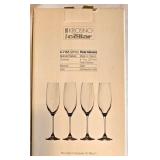 K - Krosno The Cellar Flute Glasses - 4-7 oz - 9.25 in Tall - Made in Poland