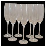K - Krosno The Cellar Flute Glasses - 4-7 oz - 9.25 in Tall - Made in Poland