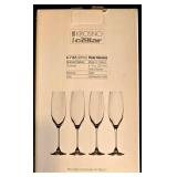 K - Krosno The Cellar Flute Glasses - 4-7 oz - 9.25 in Tall - Made in Poland