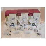 Cristal D'Arques Enchante 9 oz Wine Glasses (Lot of 11) - Original Boxes