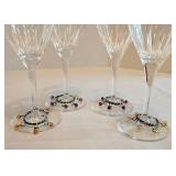 Cristal D'Arques Enchante 9 oz Wine Glasses (Lot of 11) - Original Boxes