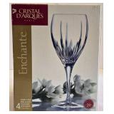 Cristal D'Arques Enchante 9 oz Wine Glasses (Lot of 11) - Original Boxes