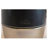 K - Crate & Barrel 442-135 Black Boardroom Carafe & Allgo Stainless Steel Carafe (Lot of 2)