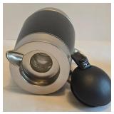 K - Crate & Barrel 442-135 Black Boardroom Carafe & Allgo Stainless Steel Carafe (Lot of 2)