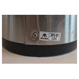 K - Crate & Barrel 442-135 Black Boardroom Carafe & Allgo Stainless Steel Carafe (Lot of 2)