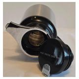 K - Crate & Barrel 442-135 Black Boardroom Carafe & Allgo Stainless Steel Carafe (Lot of 2)