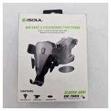 isoul 3 In 1 Car Phone Mount Air vents And Dashboard Functions 360
