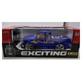 Exciting Speed GTI RC Pickup Truck 3T Toys Blue Simulating A True Style