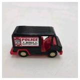 Vintage Tootsietoy 1970 Diecast Police Mobile Support Unit Panel Truck 4 Inches