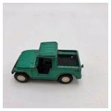 Vintage Tootsietoy Die-Cast Green Jeep Truck 3” Collectible Vehicle Toy Car
