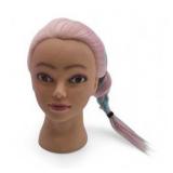 FABA Mannequin Head with Pink & Blue Synthetic Hair