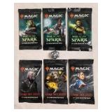 Magic: The Gathering Sealed Booster Pack Lot War of the Spark & Core Set 2020