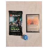 Magic: The Gathering Field of the Dead M20 Rare Card with War of the Spark Booster Pack & Die