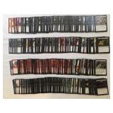 Large Magic: The Gathering Black/Red Deck Lot with Creatures, Spells and Lands