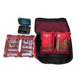 Milwaukee Drill Bit Sets with Driver Bit Assortment and Case