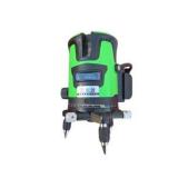 Green Multi-Line Laser Level with Case, 360 Degree Base and Adjustable Feet