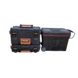 RIDGID Tool Box & Rolling Tool Storage Box Lot